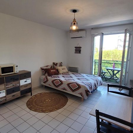 Ferienwohnung Charmant Studio Vue Sur Les Berges Du Lez Montpellier Exterior foto